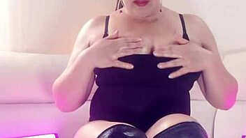 latina stepmom masturbates for son's friends