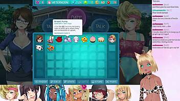 vtuber lewdneko plays huniepop double date