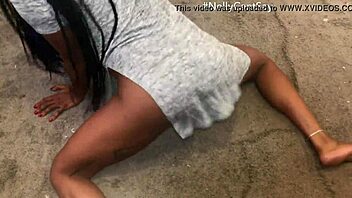 Girl Twerking Under Her Skirt Showing Panties.