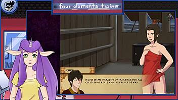 i fucked that sexy brunette in avatar hentai game