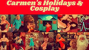 Granng Carmen's Hot Holiday Hump Was Wild on 12082022-C4!