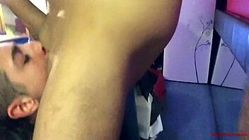 epic rimming, cock sucking, and a massive facial after doggystyle pounding.