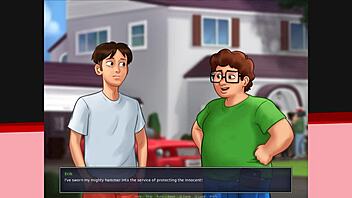 BLONDE GETS FACIAL SUMMERTIME SAGA