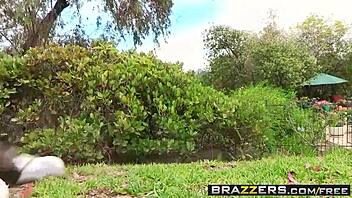 Casey Calvert's intense squirt in garden encounter with Danny