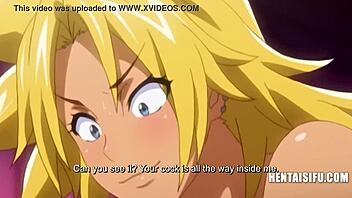 Teen 18+ in anime hentai hungry for cum and money