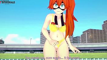 Itsuka Kendo casually fucks in Boku no Hero hentai scene with big tits bouncing