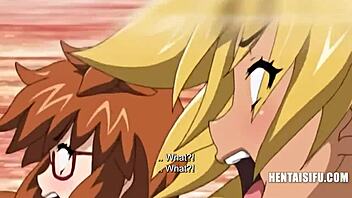 Teen 18+ in anime hentai hungry for cum and money