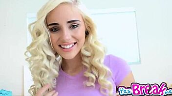 NAOMI WOODS SUCKS MONSTER COCK WITH NATURAL TITS