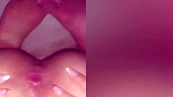 pink pussy of the little slut getting monster cock