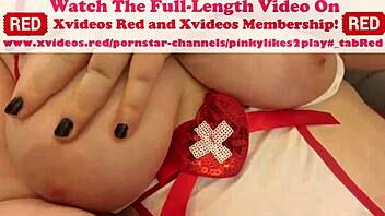 aww, cute chubby tranny pinky jerks and toys, cum everywhere