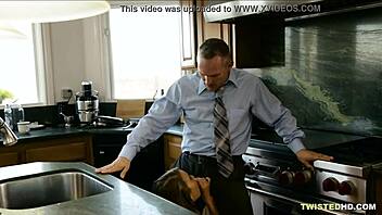 sucking in the kitchen fucking on the bed - jill kassidy