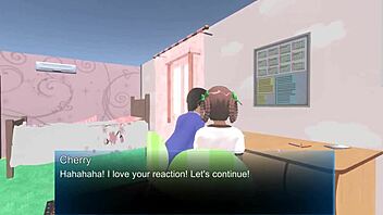 how does femdom university start with cherry enslavement?