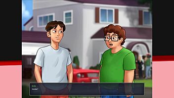 BLONDE GETS FACIAL SUMMERTIME SAGA