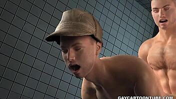 3D Gay Soldier Thug High Adventure