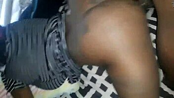 Sneaky petite ebony grabs dick before roommate returns 😈