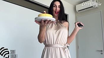 Stepson receives first intimate lesson from caring stepmother.