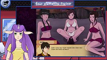 i fucked that sexy brunette in avatar hentai game