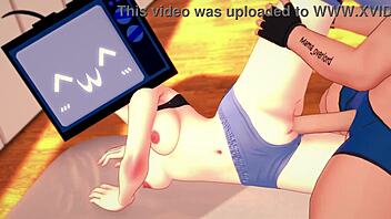 TV woman wants to ride dick in sports clothes