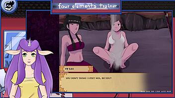 i fucked that sexy brunette in avatar hentai game