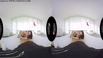 hot german big tits tranny in vr sex