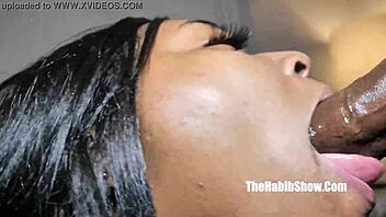 Wow! Sexy Teen 18+ Candy Rain Slobbers On King Kreme's Massive BBC!