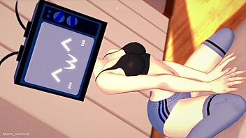 TV woman wants to ride dick in sports clothes