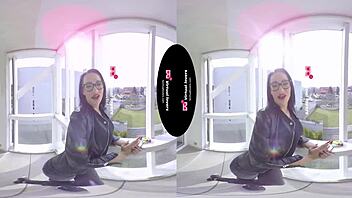 hot german big tits tranny in vr sex