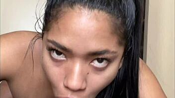 Brutal Oral Sex With Neighbor's Cock