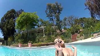 Pool Go-Pro Fun with Dani Daniels