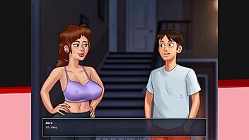 BLONDE GETS FACIAL SUMMERTIME SAGA