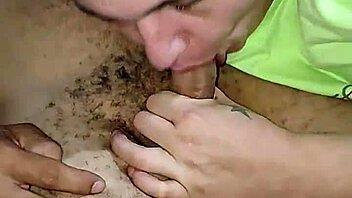 i give my boyfriend a delicious blowjob in the bedroom