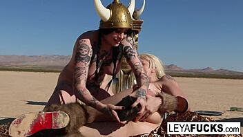 Leya Falcon Gets Anal Assfucking With Toys And Oral In Lesbian Scene