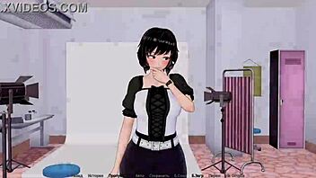 Complete gameplay hs tutor part 9 with fingering and blowjob