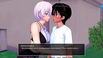 Complete gameplay hs tutor part 9 with fingering and blowjob