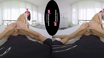 hot german big tits tranny in vr sex
