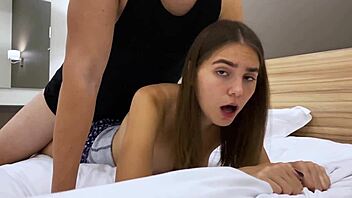 Cute girl fucks doggystyle and helps me cum with JOI! 😘