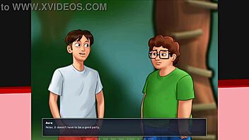 BLONDE GETS FACIAL SUMMERTIME SAGA