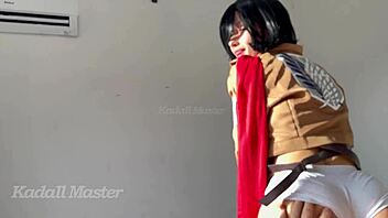 Mikasa Sucks And Rides Eren's Cock