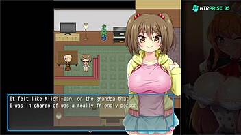 Misaki's naughty journey in Netorare and her Ecchi Arubaito sex life