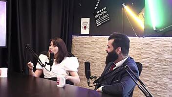 Lady Snow and Lord Kenobi explore sheer red lingerie in a fun fetish scene