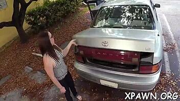 Uh, my tight amateur's wet body gettin’ ravaged by this huge dong!