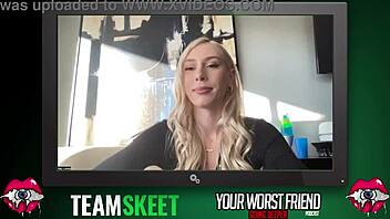 kay lovely's christmas interview backstage with team skeet