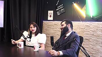 Lady Snow and Lord Kenobi explore sheer red lingerie in a fun fetish scene