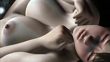 Kungfu studentka ošukávaná spolužačkou v 3D hentai s creampie