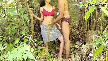 Outdoor Jungle Squirting on Valentine's Day