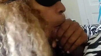 Meechie Handles Big Black Cock With Sloppy Deepthroat