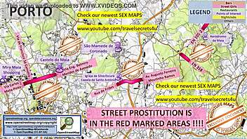 porto portugal street map for massage parlours and brothels 😏