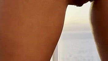 Monika Fox's sensual outdoor fingering and explosive squirt on a luxurious yacht trip