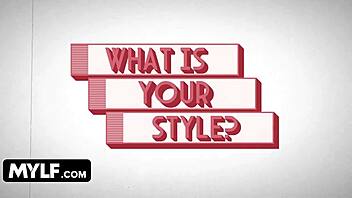 busty milf shares her desires behind the scenes