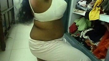 Aparna Wearing Petticoat And Panties Mov